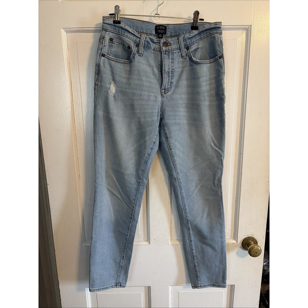J. Crew 9" Mid Rise Skinny Jeans Womens Size 26 Blue Denim Stretch Casual
